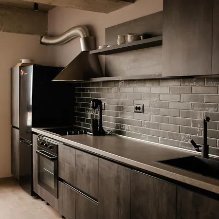 Industrial Penthouse With Panoramic Views By Parkside Boutique Skopje