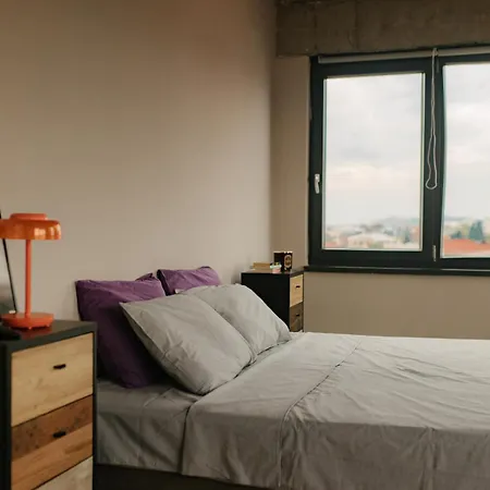 Industrial Penthouse With Panoramic Views By Parkside Boutique