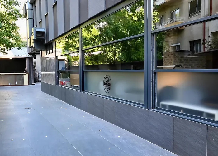 Industrial Penthouse With Panoramic Views By Parkside Boutique Apartment Skopje