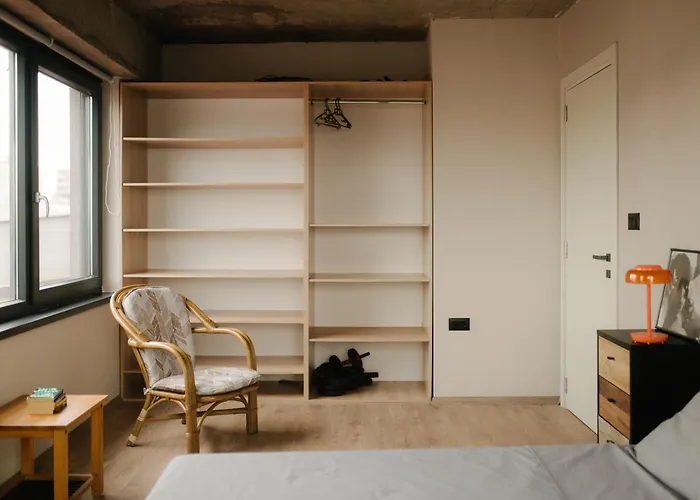 Industrial Penthouse With Panoramic Views By Parkside Boutique Apartment Skopje