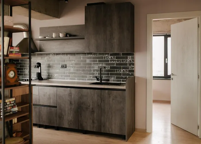 Industrial Penthouse With Panoramic Views By Parkside Boutique Apartment *