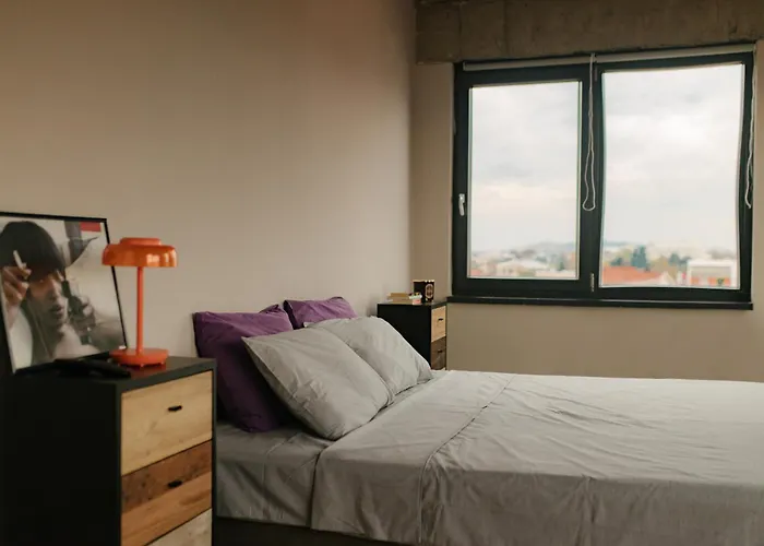 Industrial Penthouse With Panoramic Views By Parkside Boutique