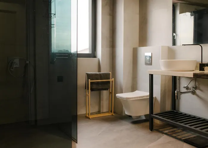 Industrial Penthouse With Panoramic Views By Parkside Boutique Apartment Skopje