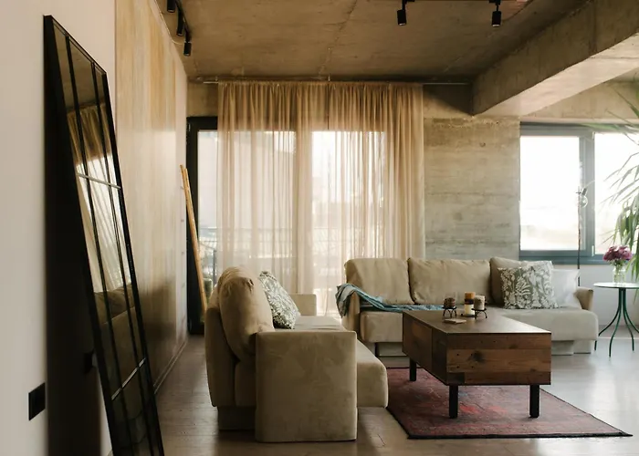 Industrial Penthouse With Panoramic Views By Parkside Boutique